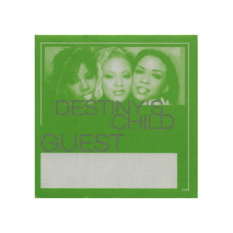 Destinys Child 1998 Debut Concert Tour Guest Backstage Pass