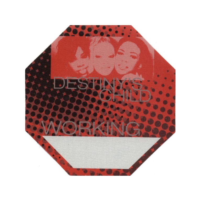 Destinys Child 1998 Debut Concert Tour Working Backstage Pass
