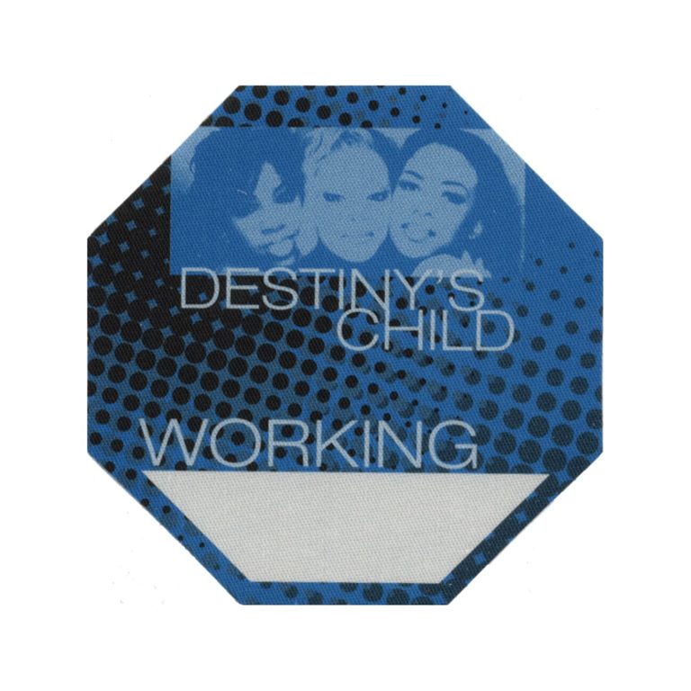 Destinys Child 1998 Debut Concert Tour Working Backstage Pass