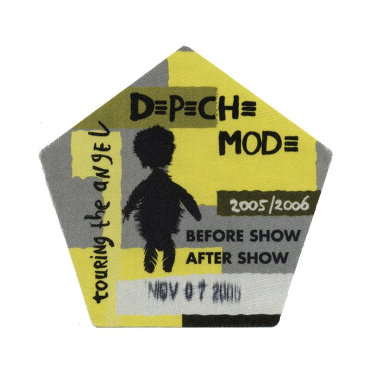Depeche Mode 2005 Playing the Angel Concert Tour After Show Backstage Pass