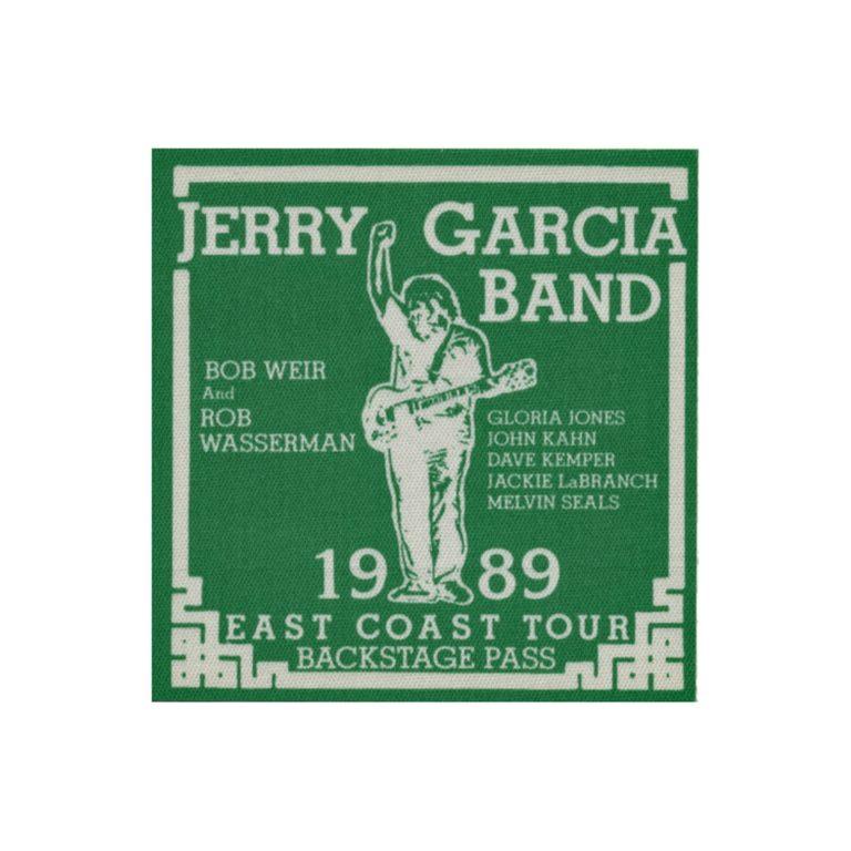 Jerry Garcia 1989 Grateful Dead Concert Tour All Access Backstage Pass