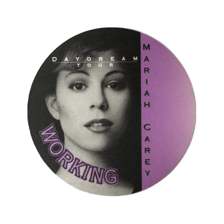 Mariah Carey 1996 Daydream Concert Tour Working Backstage Pass