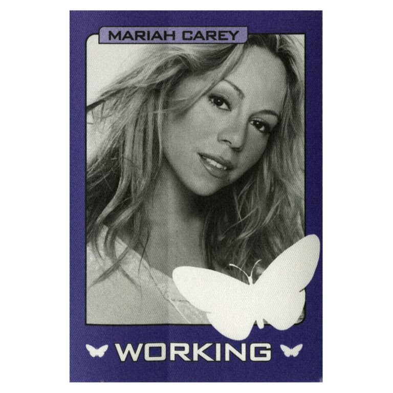 Mariah Carey 2003 Charm Bracelet Concert Tour Working Backstage Pass