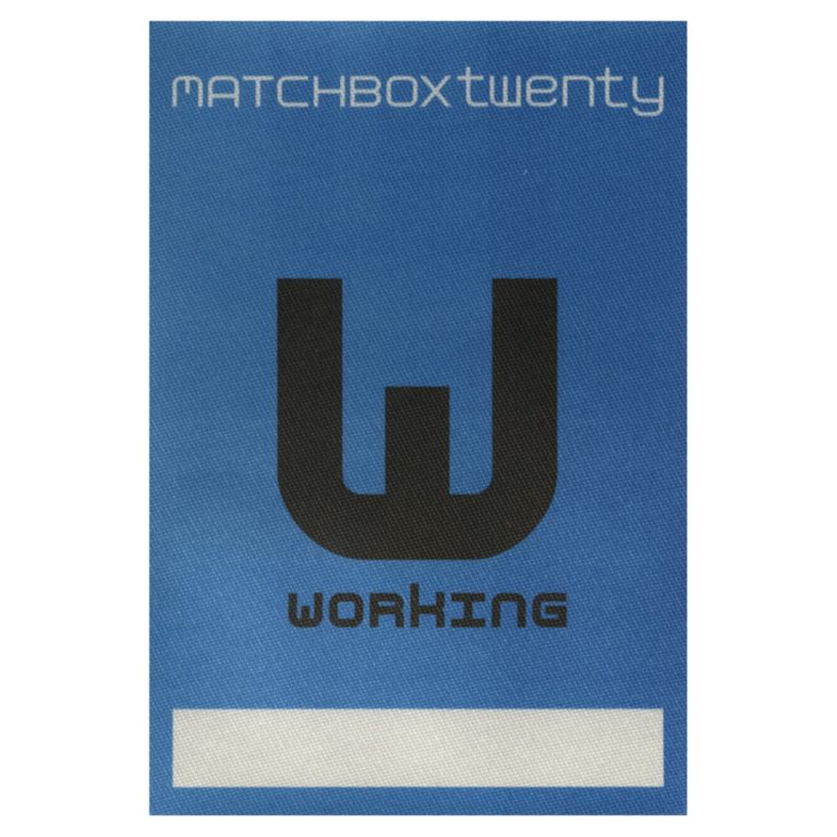 Matchbox 20 2003 More Than You Think You Are Concert Tour Working Backstage Pass