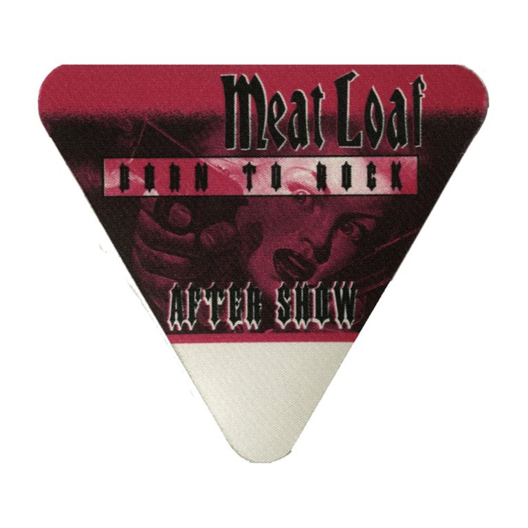 Meat Loaf 1996 Welcome to the Neighborhood Concert Tour Aftershow Backstage Pass