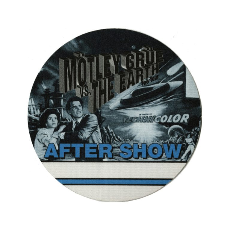 Motley Crue 1997 Generation Swine Concert Tour Aftershow Backstage Pass