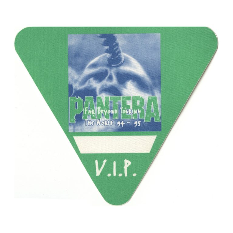 Pantera 1994 Far Beyond Driven Concert Tour VIP Backstage Pass