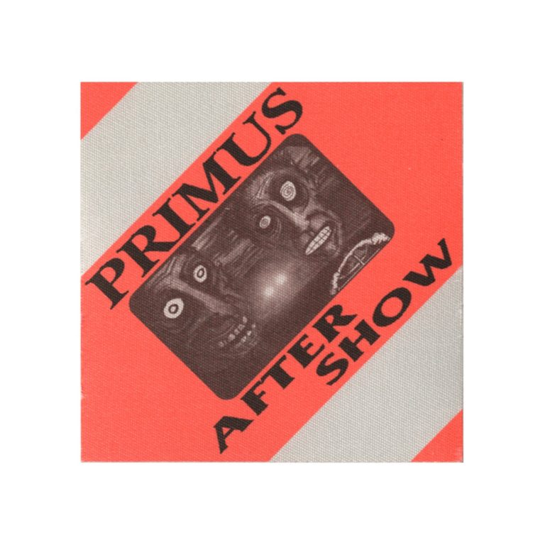 Primus 1995 Tales from the Punchbowl Concert Tour After Show Backstage Pass