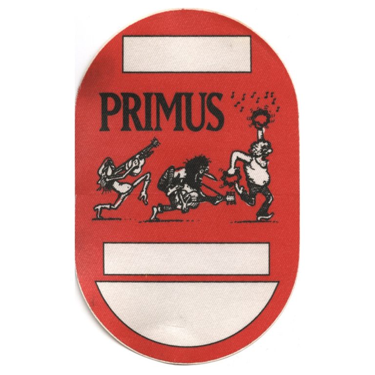 Primus 1993 Pork Soda Concert Tour All Access Backstage Pass