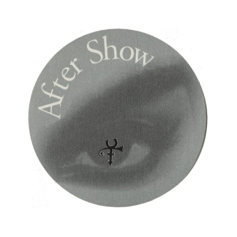 Prince 1995 Ultimate Live Experience Concert Tour Aftershow Backstage Pass