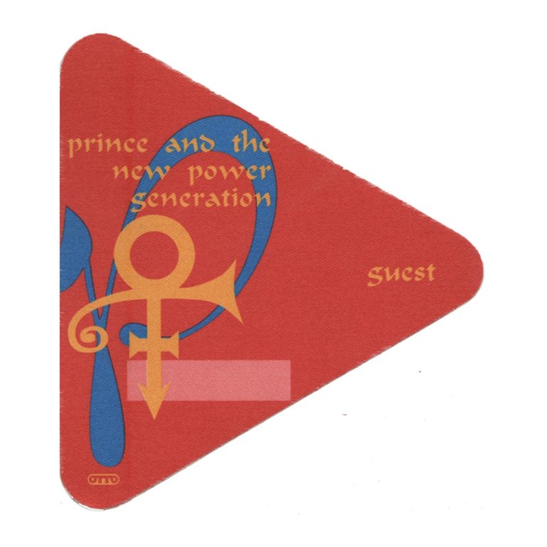 Prince 1993 New Power Generation Concert Tour Guest Backstage Pass