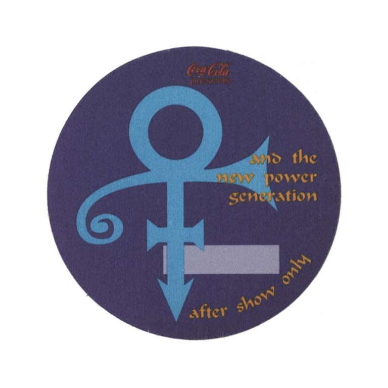 Prince 1993 New Power Generation Concert Tour Aftershow Backstage Pass