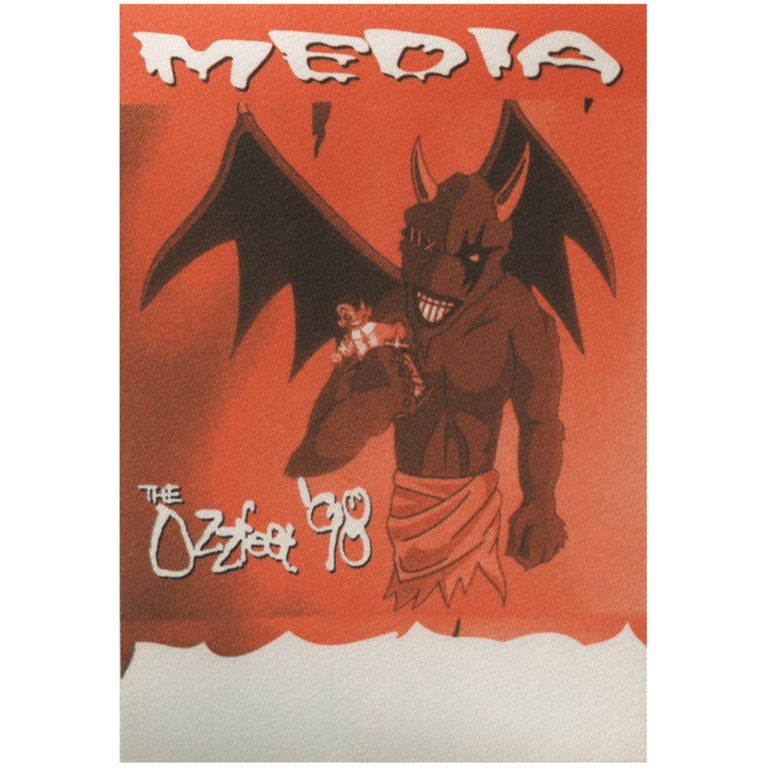 Ozzy Osbourne 1998 Ozzfest w/ Tool Media Backstage Pass
