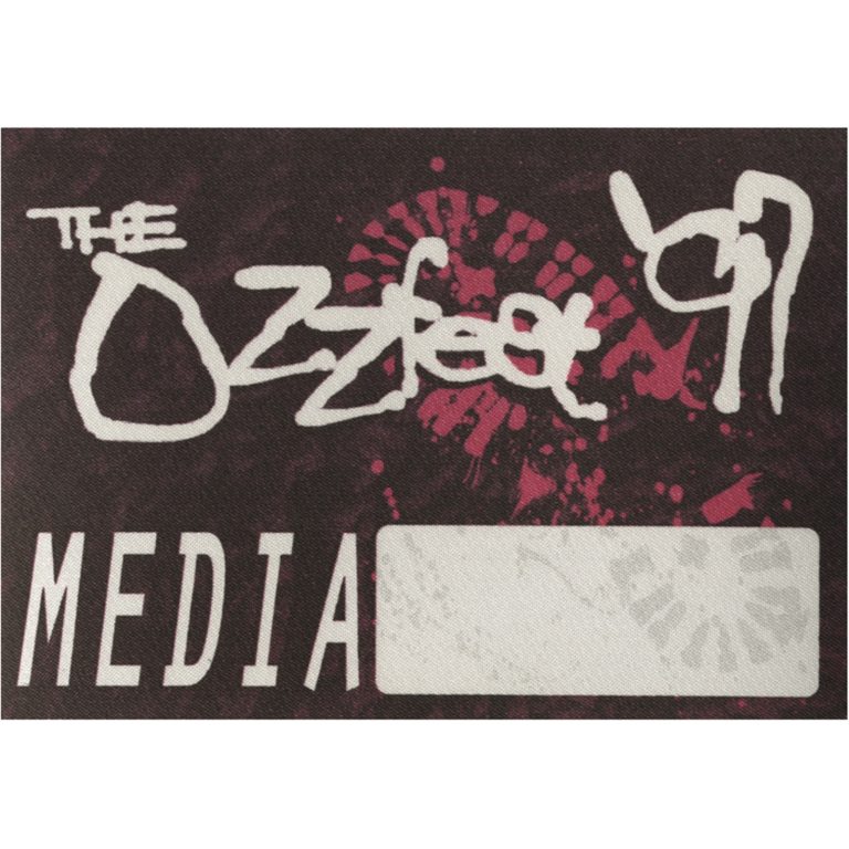 Ozzy Osbourne 1997 Black Sabbath Ozzfest Concert Tour Media Backstage Pass