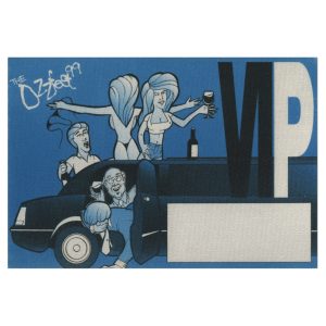 Ozzy Osbourne 1999 Black Sabbath Ozzfest Concert Tour VIP Backstage Pass