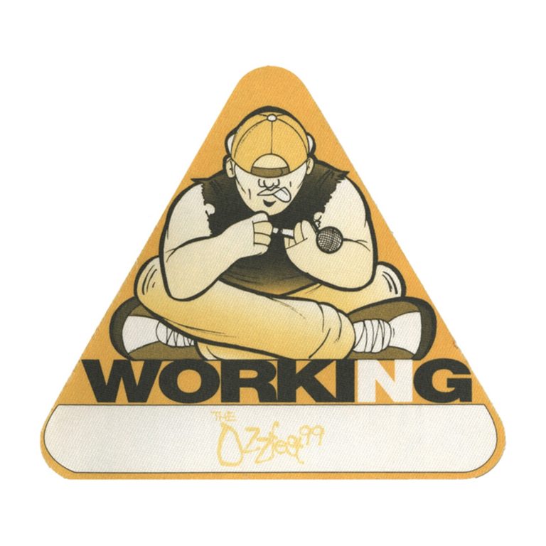 Ozzy Osbourne 1999 Black Sabbath Ozzfest Concert Tour Working Backstage Pass