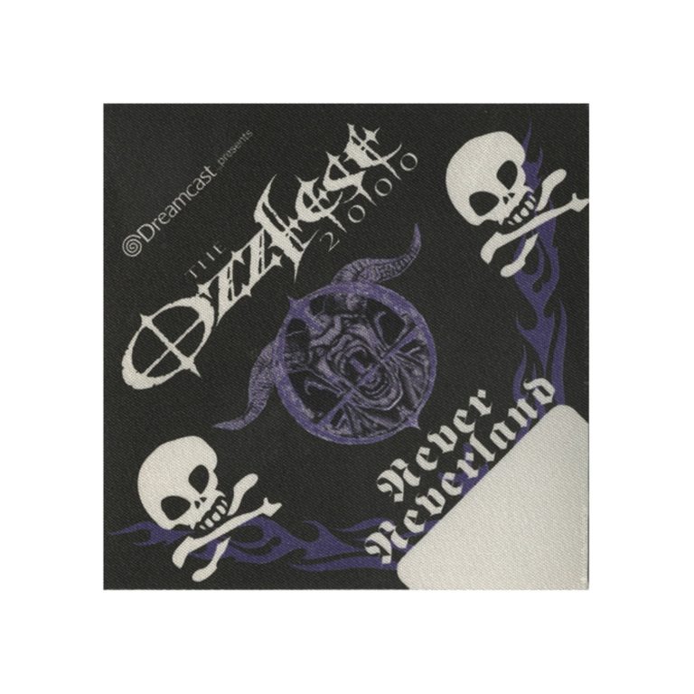 Ozzy Osbourne 2000 Ozzfest w/ Pantera Concert Tour Neverland Backstage Pass