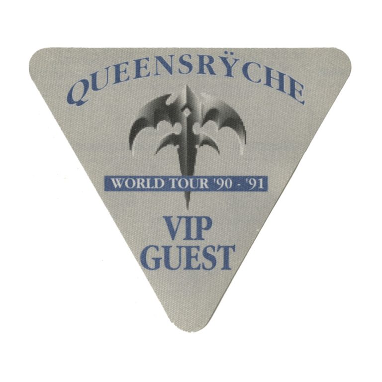 Queensryche 1990 Empire Concert Tour VIP Backstage Pass