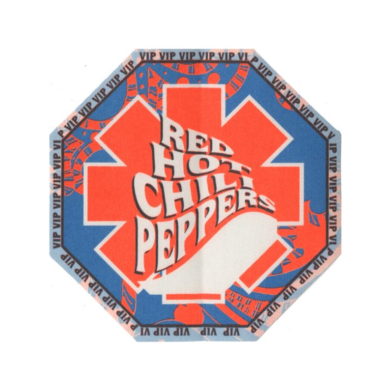 Red Hot Chili Peppers 1999 Californication Concert Tour VIP Backstage Pass