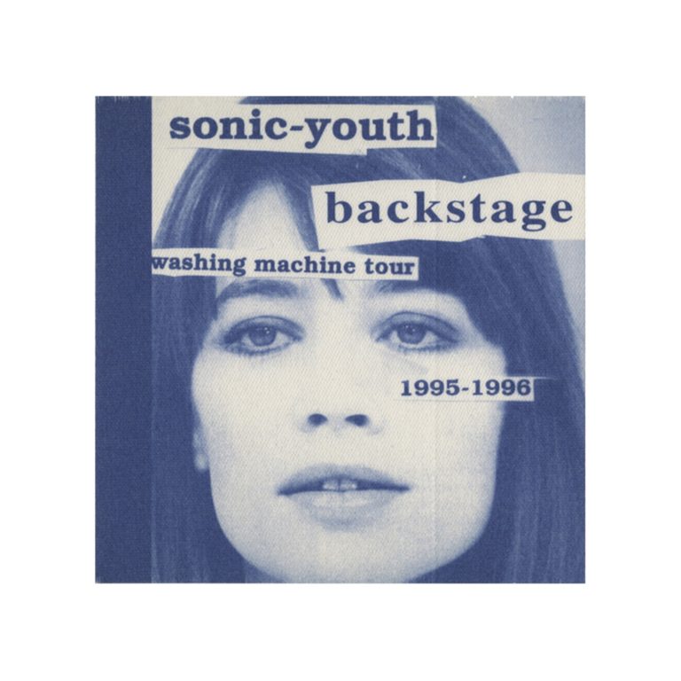 Sonic Youth 1995 Washing Machine Concert Tour Backstage Backstage Pass