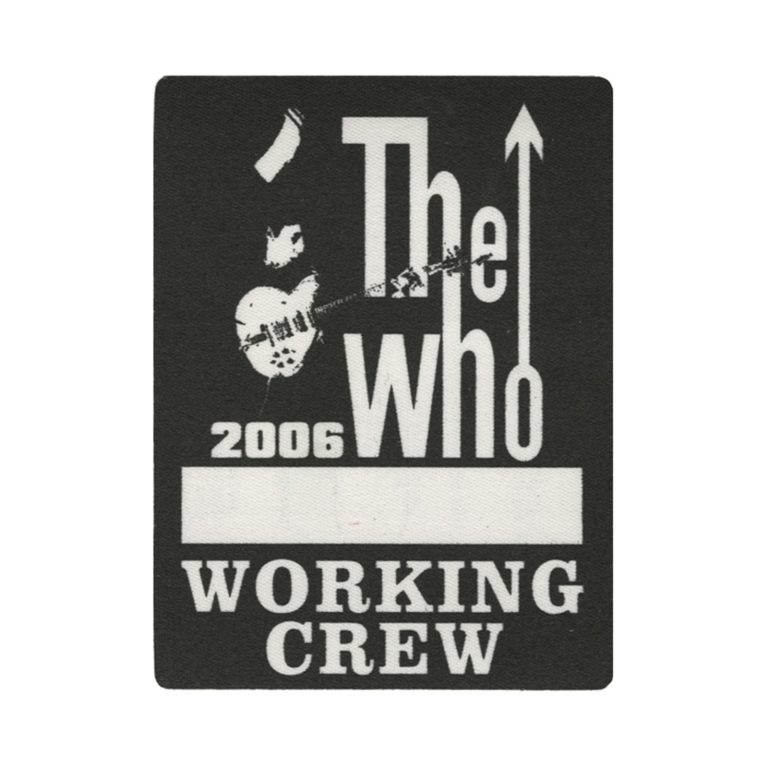 The Who 2006 Endless Wire Concert Tour Working Backstage Pass