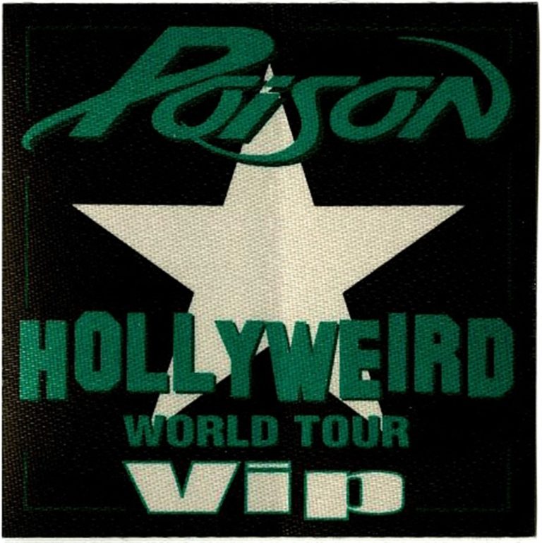 Poison 2002 Hollyweird Concert Tour VIP Backstage Pass