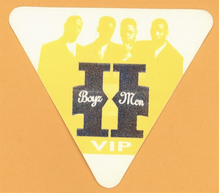 Boyz II Men 1994 Two Concert Tour VIP Backstage Pass