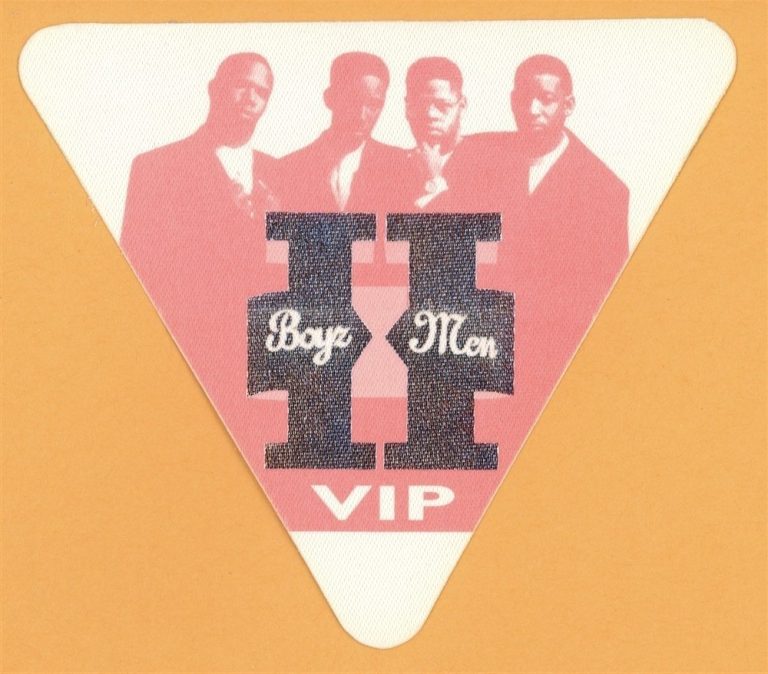 Boyz II Men 1994 Two Concert Tour VIP Backstage Pass