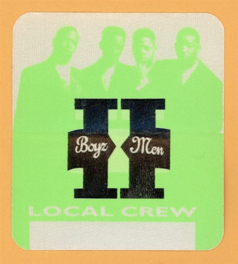 Boyz II Men 1994 Two Concert Tour CREW Backstage Pass