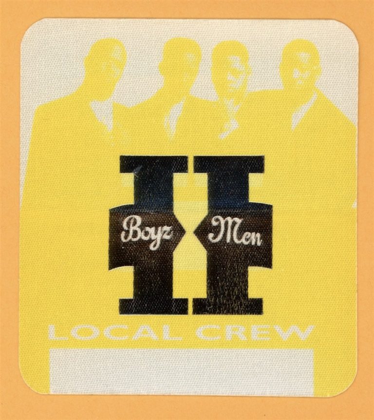 Boyz II Men 1994 Two Concert Tour CREW Backstage Pass