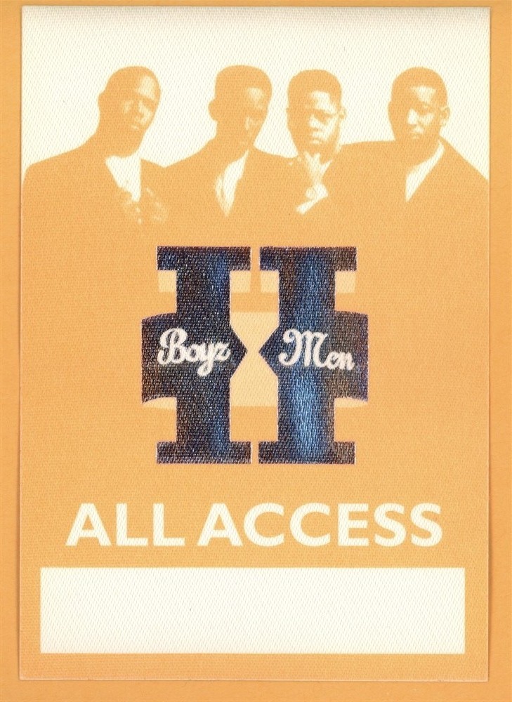 Boyz II Men 1994 Two Concert Tour ALL ACCESS Backstage Pass
