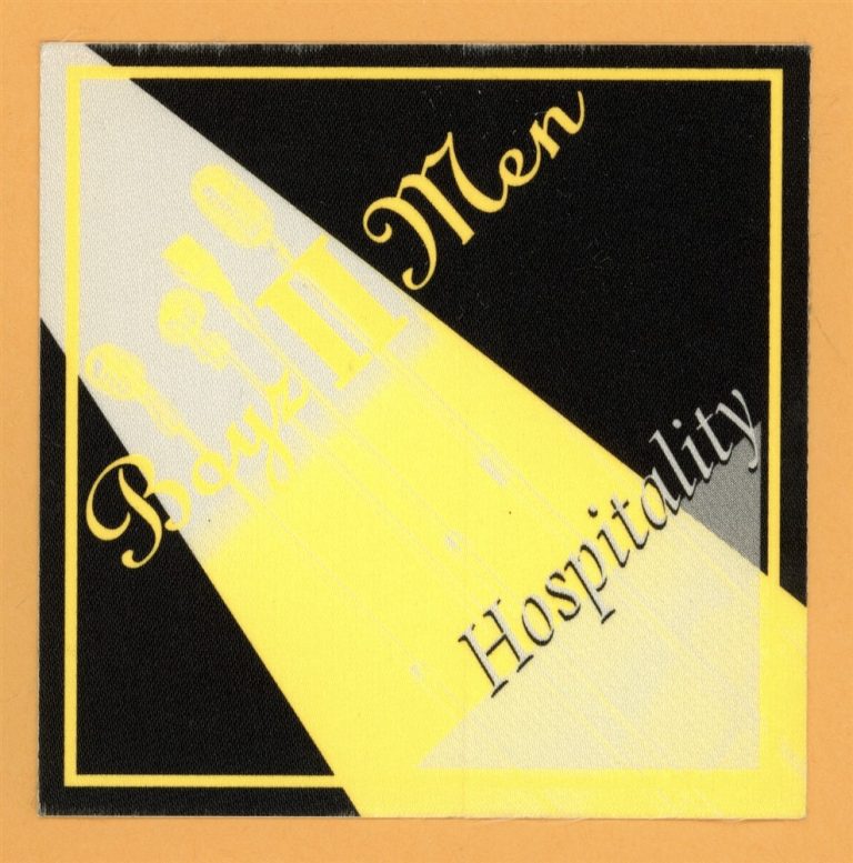 Boyz II Men 2000 Concert Tour HOSPITALITY Backstage Pass