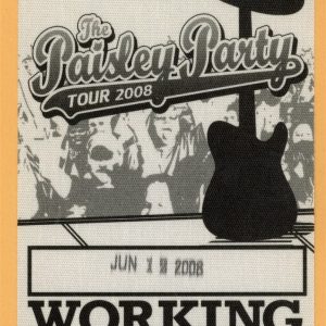 Brad Paisley 2008 Paisley Party Concert Tour WORKING Backstage Pass