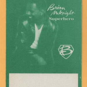 Brian McKnight 2001 Superhero Concert Tour Backstage Pass