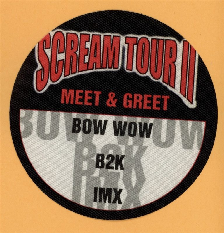 Bow Wow 2003 Scream Tour II Concert Tour MEET & GREET Backstage Pass