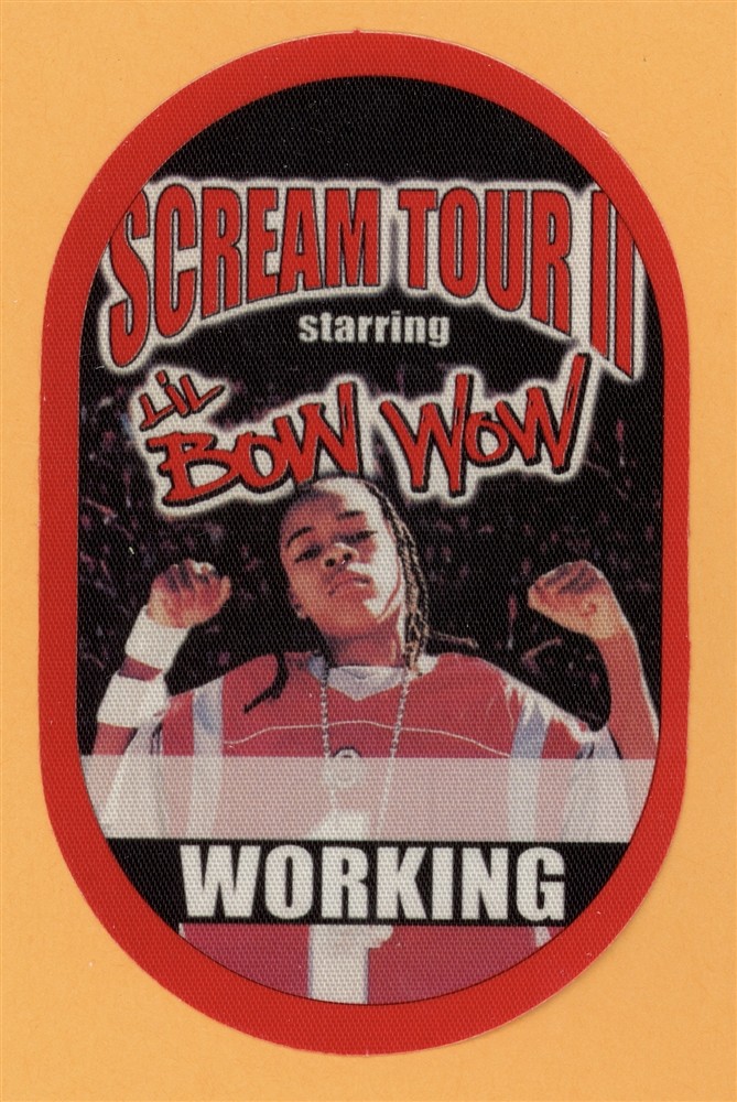 Bow Wow 2003 Scream Tour II Concert Tour WORKING Backstage Pass