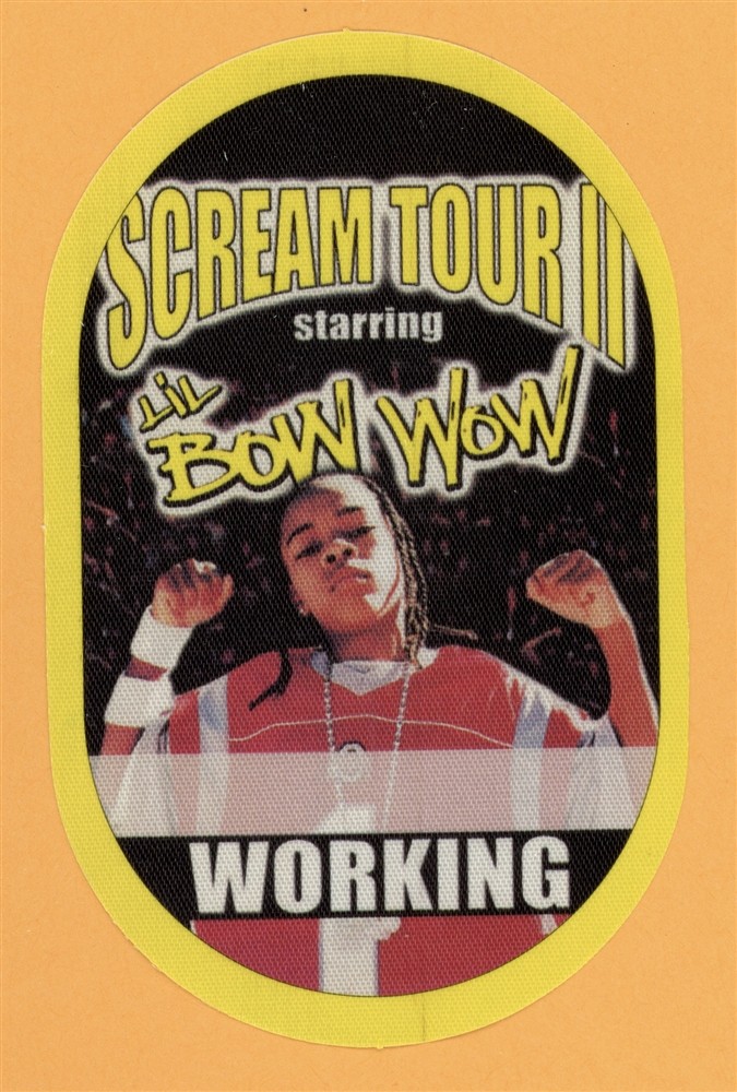 Bow Wow 2003 Scream Tour II Concert Tour WORKING Backstage Pass