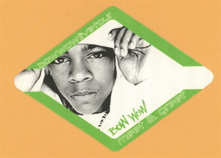 Bow Wow 2005 Wanted Concert Tour MEET & GREET Backstage Pass