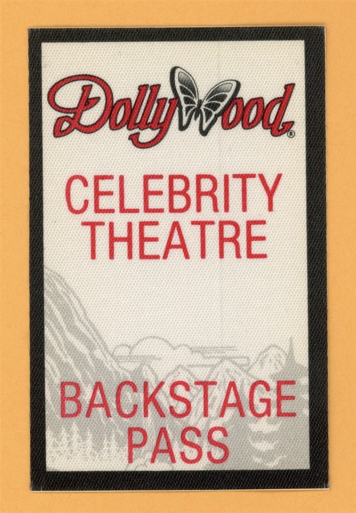 Dolly Parton 1989 Dollywood Tour Backstage Pass