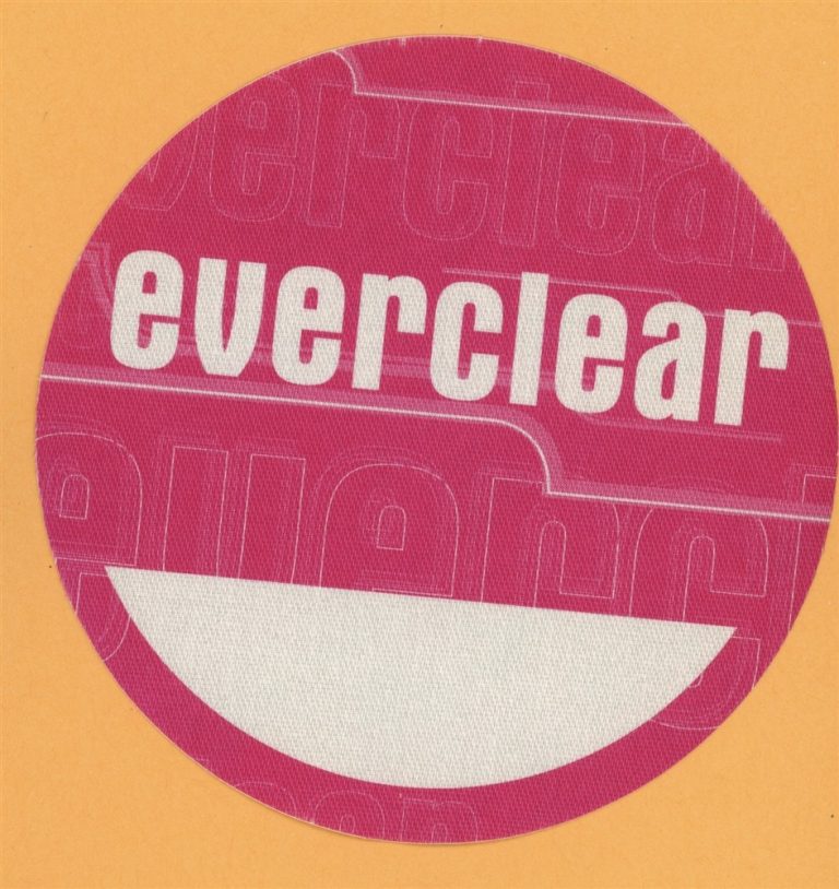 Everclear 1997 So Much for the Afterglow Concert Tour VIP Backstage Pass