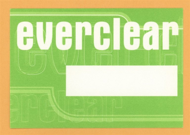 Everclear 1997 So Much for the Afterglow Concert Tour WORKING Backstage Pass