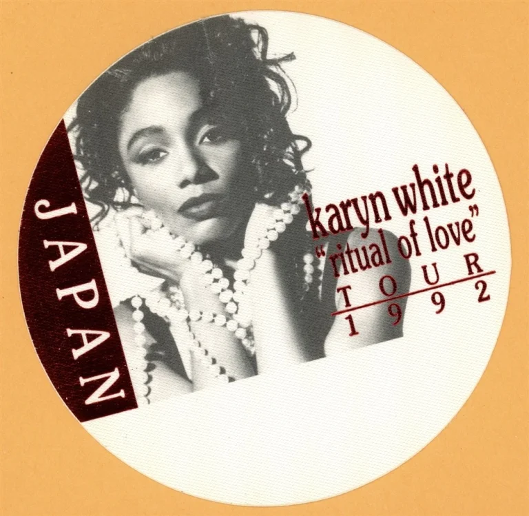 Karyn White 1992 Ritual of Love Concert Tour Backstage Pass