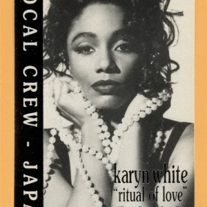 Karyn White 1992 Ritual of Love Concert Tour CREW Backstage Pass