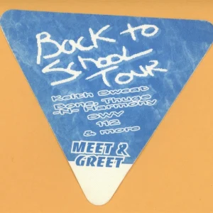 Keith Sweat 1994 Back To School Concert Tour MEET & GREET Backstage Pass