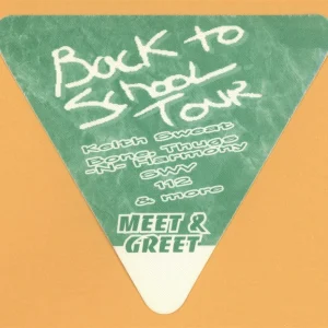 Keith Sweat 1994 Back To School Concert Tour MEET & GREET Backstage Pass
