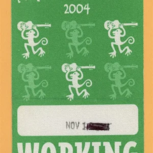 Keith Urban 2004 Be Here Concert Tour WORKING Backstage Pass