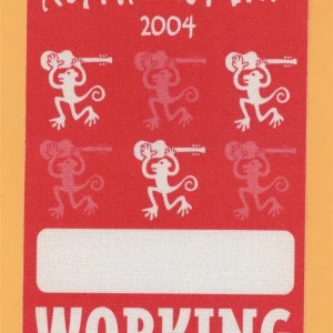 Keith Urban 2004 Be Here Concert Tour WORKING Backstage Pass