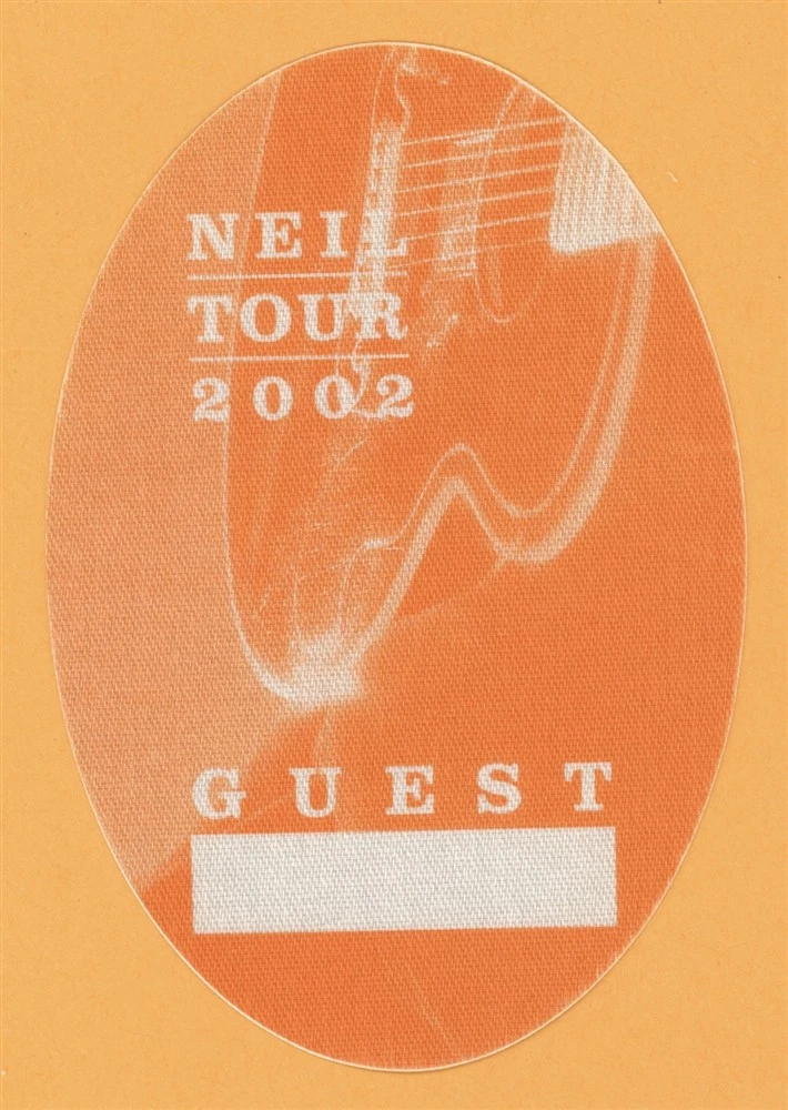 Neil Diamond 2002 Concert Tour Guest Backstage Pass
