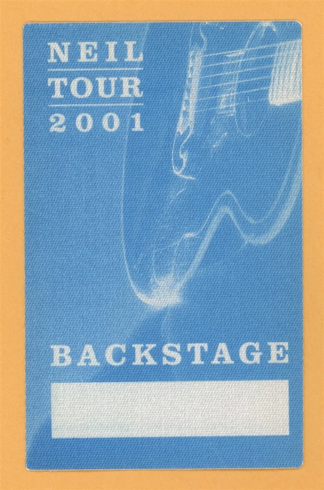 Neil Diamond 2001 Concert Tour Backstage Pass