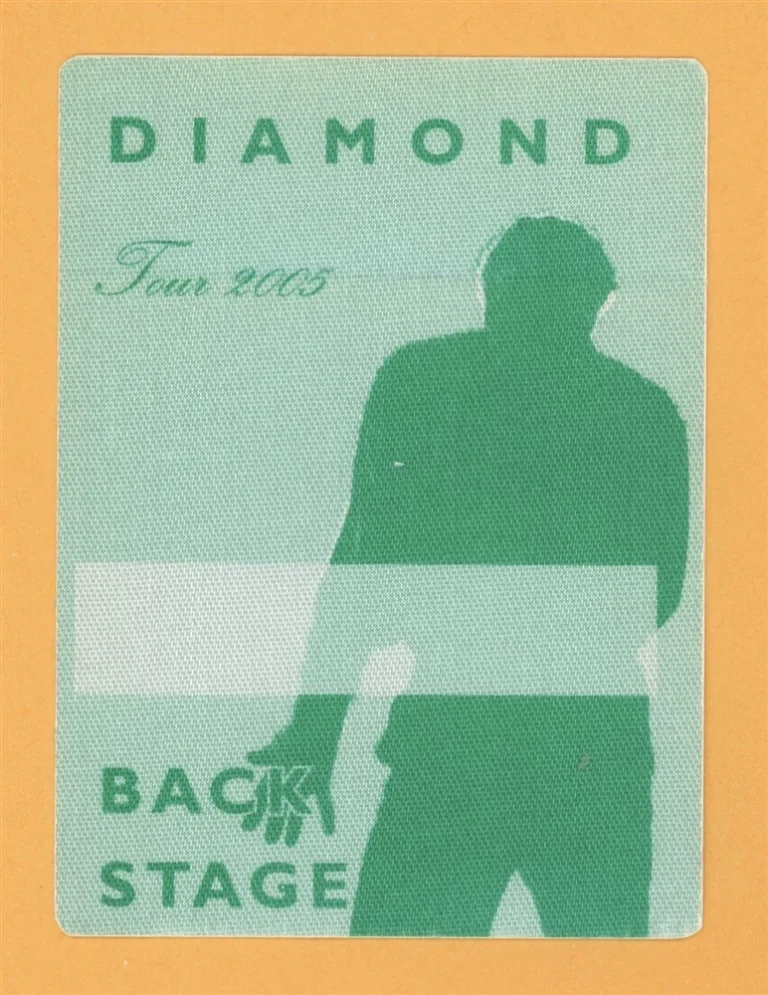 Neil Diamond 2005 12 Songs Concert Tour Backstage Pass